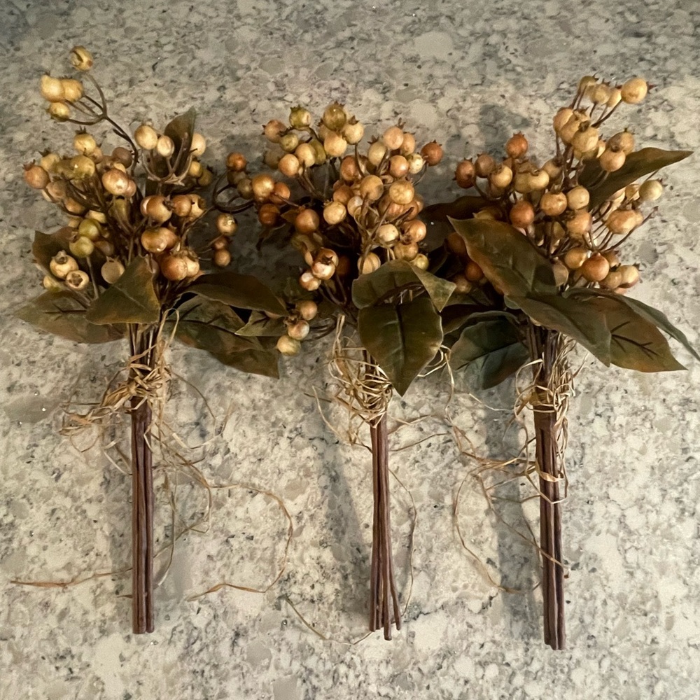Berry floral picks